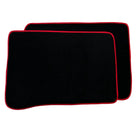 Black Floor Mats for Toyota Prius (2009-2012) with Red Trim - AutoWin