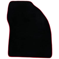 Black Floor Mats for Toyota Prius (2009-2012) with Red Trim - AutoWin