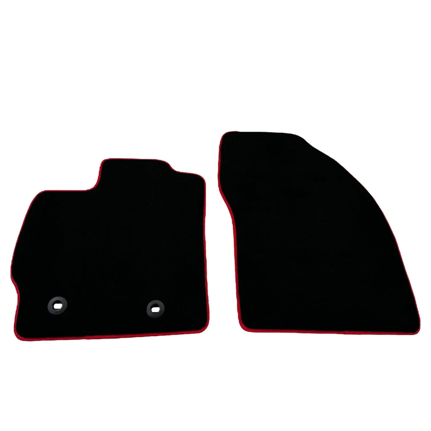 Black Floor Mats for Toyota Prius (2009-2012) with Red Trim - AutoWin