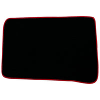 Black Floor Mats for Toyota Prius (2009-2012) with Red Trim - AutoWin