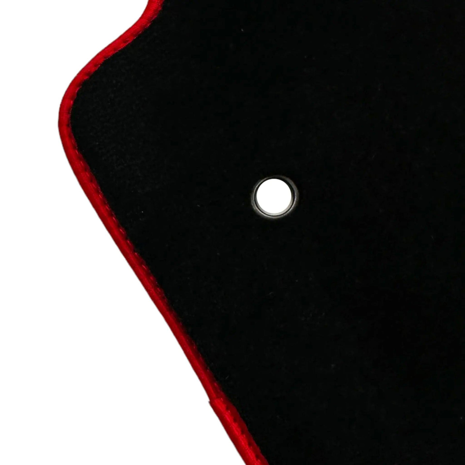 Black Floor Mats For Toyota RAV4 (2000-2003) ER56 Design with Red Trim - AutoWin