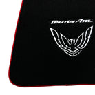 Black Floor Mats Red Trim for Pontiac FireBird (1970-1981) Trans Am - AutoWin
