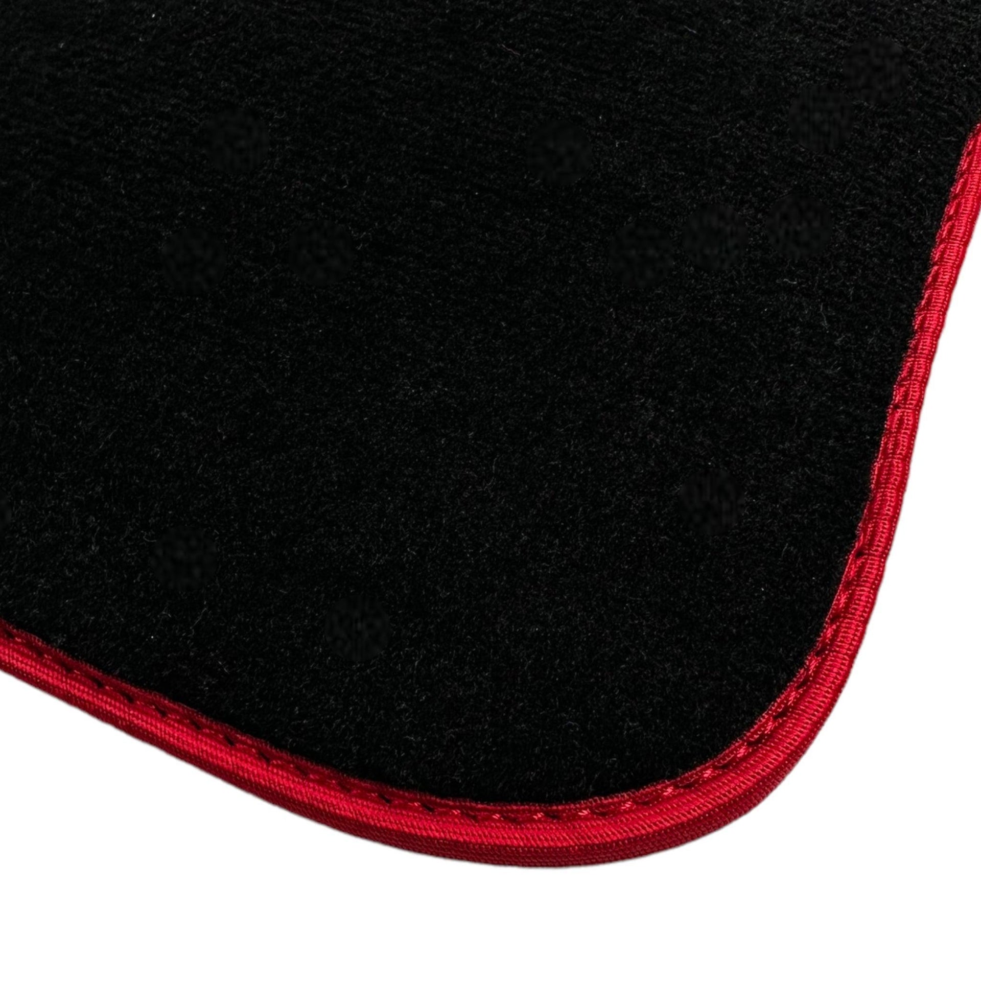 Black Floor Mats Red Trim for Pontiac FireBird (1993-2002) Trans Am - AutoWin