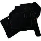 Black Floor Mats Set with Trunk Mat For Ferrari 456 (1992-2003) Italian Edition - AutoWin