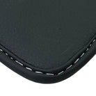 Black Floor Mats with Leather for Lamborghini Gallardo (2004-2014) - Fighter Jet Edition - AutoWin