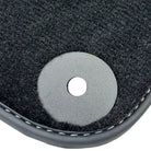 Black Floor Mats with Leather for Lamborghini Huracan (2014-2023) - Fighter Jet Edition - AutoWin