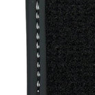 Black Floor Mats with Leather for Lamborghini Huracan (2014-2023) - Fighter Jet Edition - AutoWin