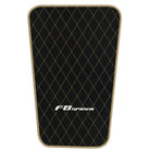 Black Leather Floor Mats for Ferrari F8 Spider (2019-2023) with Single Diamond Pattern | Full Set Option