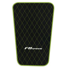 Black Leather Floor Mats for Ferrari F8 Spider (2019-2023) with Single Diamond Pattern | Full Set Option