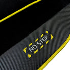 Black Mats For BMW 3 Series E46 Convertible | Fighter Jet Edition | Yellow Trim - AutoWin