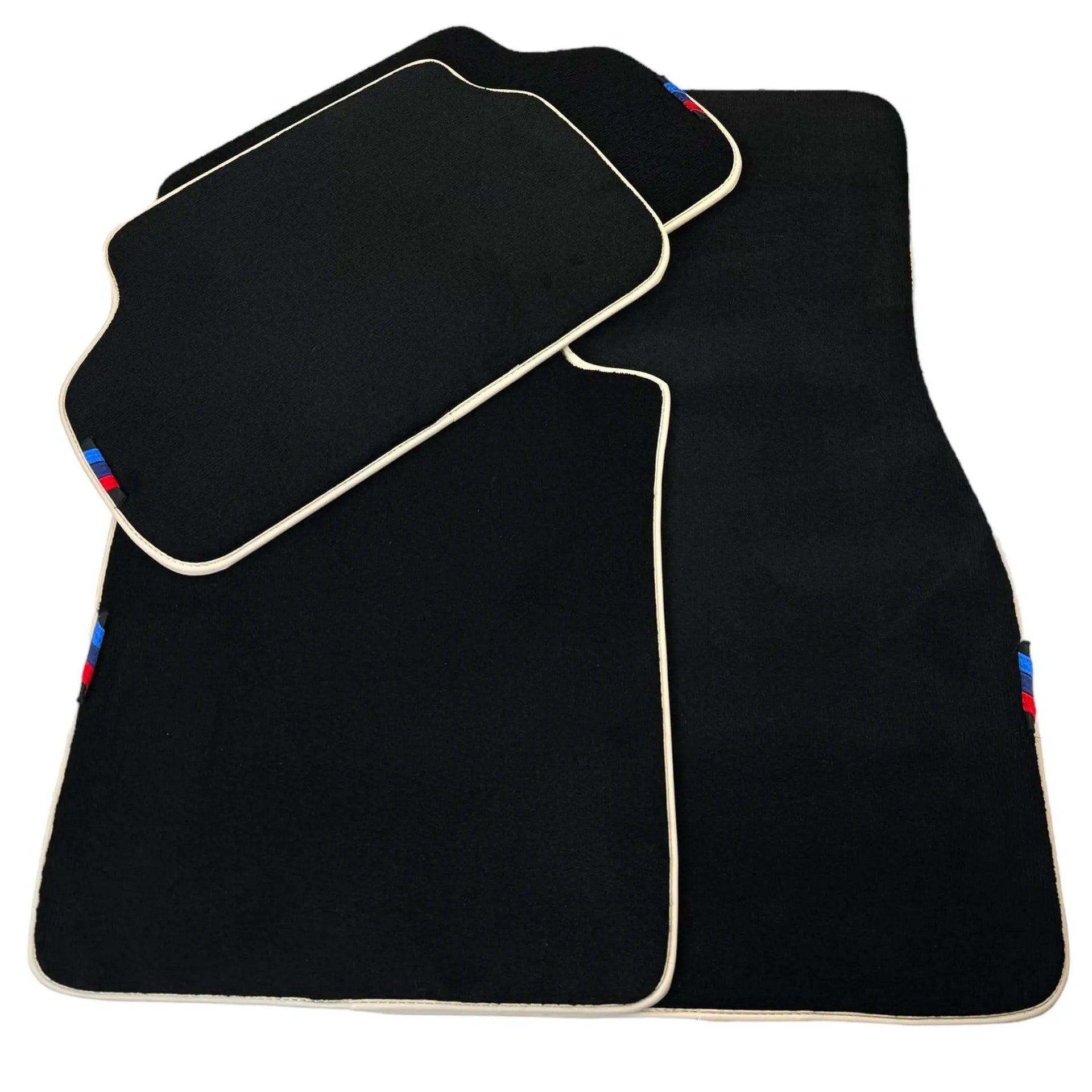 Black Mats For BMW Gran Tourer F46 (2015-2022) 7 Seats | Beige Trim - AutoWin