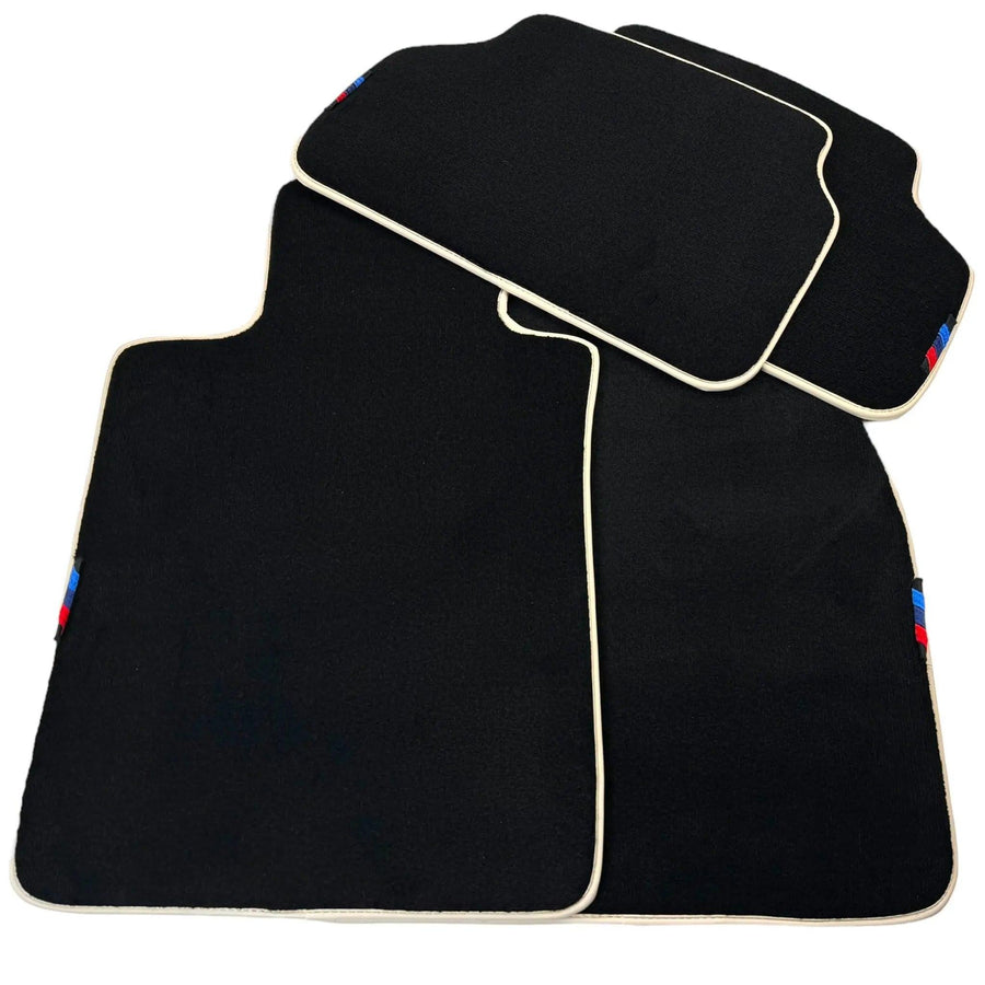 Black Mats For BMW G60 (2023-2026) Sedan | Beige Trim - AutoWin
