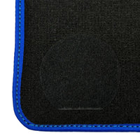 Black Mats For BMW Gran Tourer F46 (2015-2022) 5 Seats | Blue Trim - AutoWin