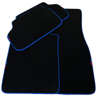 Black Mats For BMW U06 (2022-2026) | Blue Trim - AutoWin