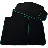 Black Mats For BMW 1 Series F70 | Green Trim - AutoWin