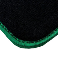 Black Mats For BMW G60 (2023-2026) Sedan | Green Trim - AutoWin