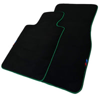 Black Mats For BMW G61 (2023-2026) Touring | Green Trim - AutoWin