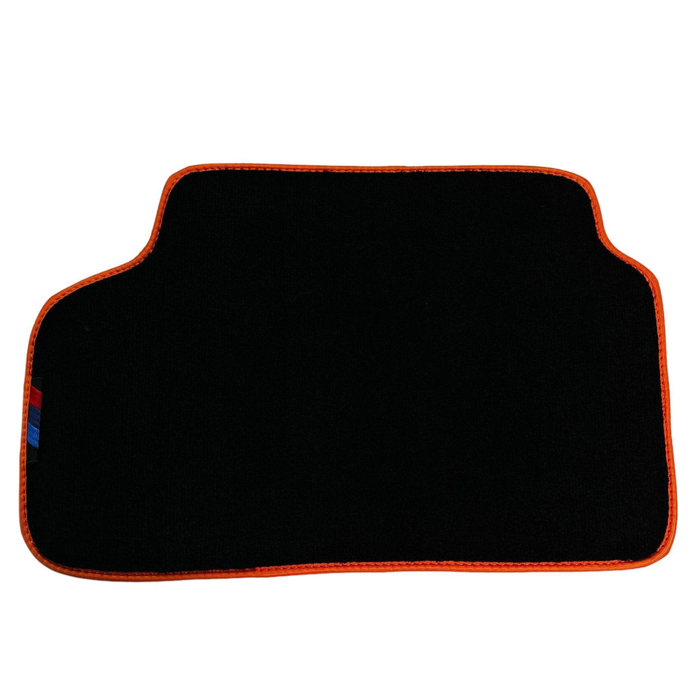 Black Mats For BMW 1 Series F70 | Orange Trim - AutoWin