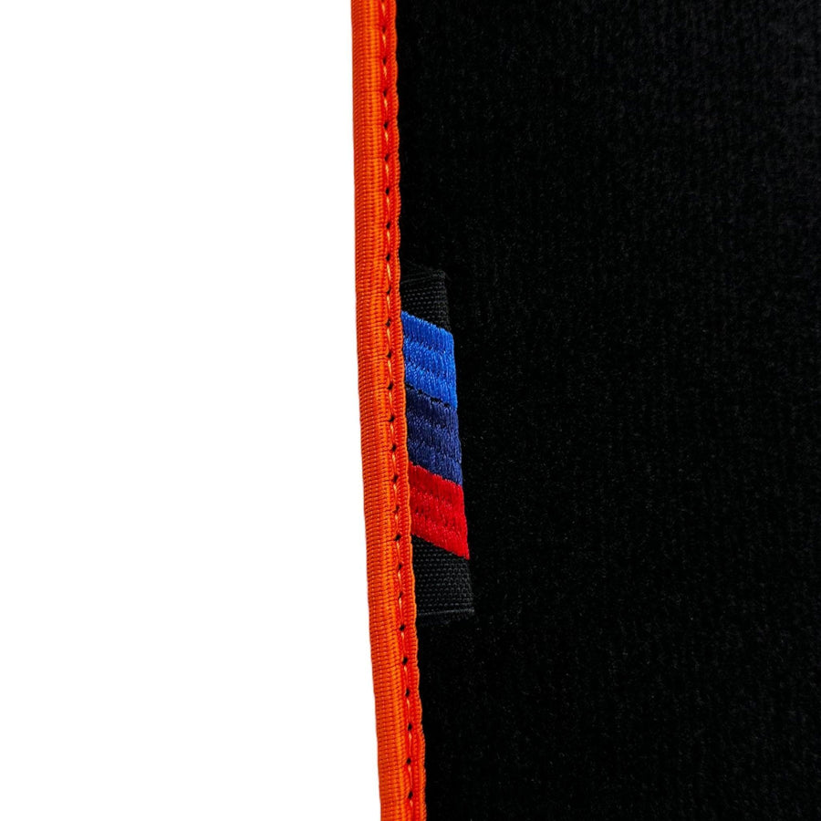 Black Mats For BMW F74 Gran Coupe (2025-2026) | Orange Trim - AutoWin