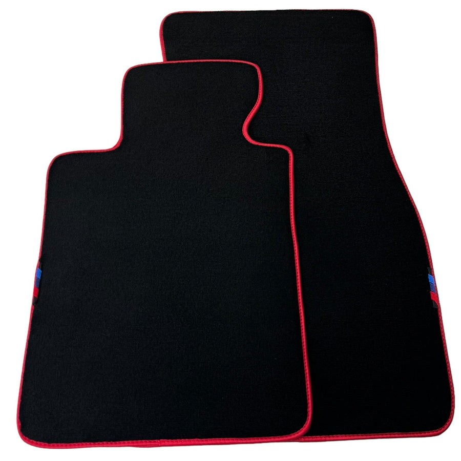 Black Mats For BMW Gran Tourer F46 (2015-2022) 7 Seats | Red Trim - AutoWin