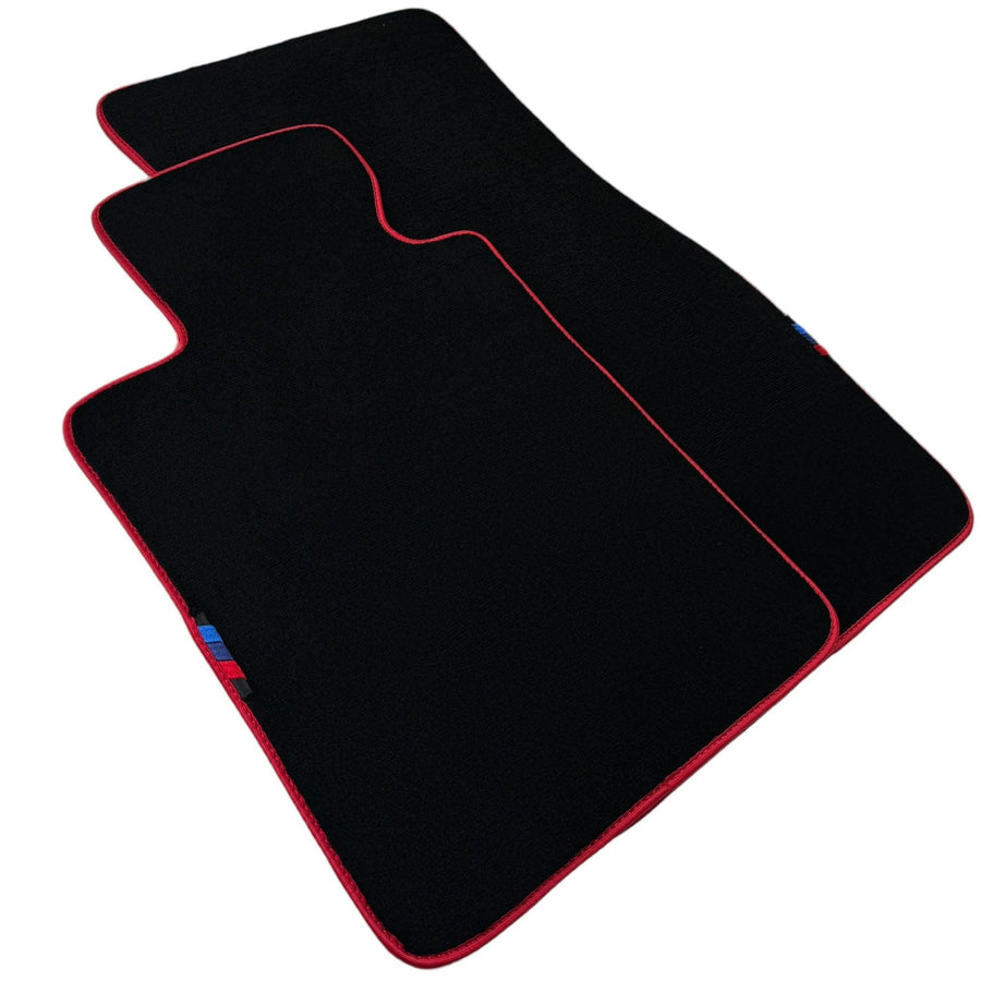 Black Mats For BMW 1 Series F70 | Red Trim - AutoWin