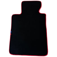 Black Mats For BMW M5 G90 (2023-2026) Sedan | Red Trim - AutoWin