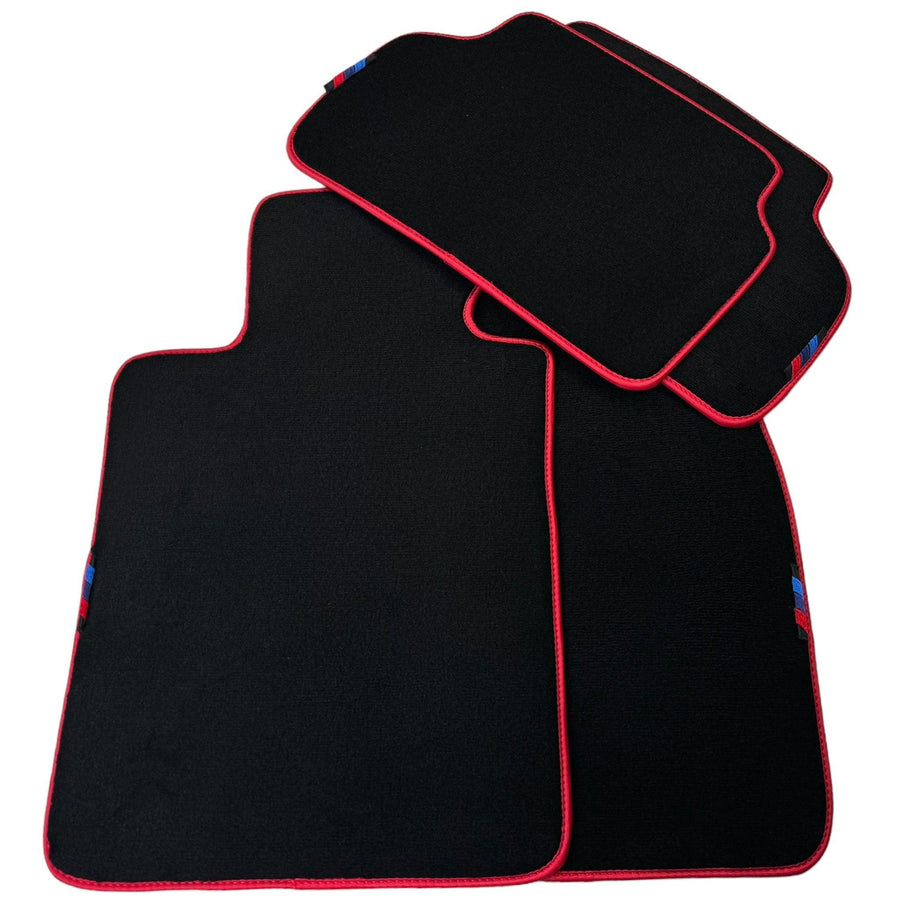 Black Mats For BMW M3 G81 Touring (2022-2026) | Red Trim - AutoWin