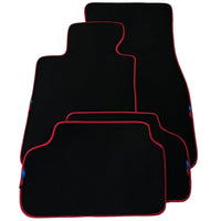 Black Mats For BMW 1 Series F70 | Red Trim - AutoWin