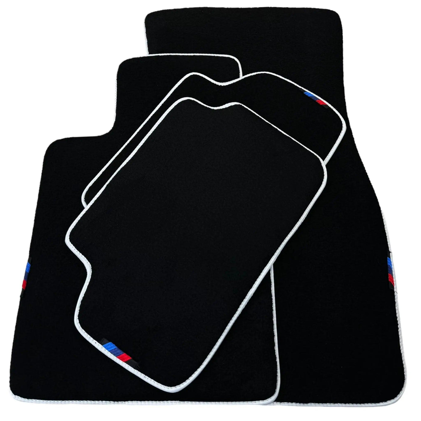 Black Mats For BMW G60 (2023-2026) Sedan | White Trim - AutoWin