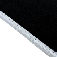 Black Mats For BMW Gran Tourer F46 (2015-2022) 7 Seats | White Trim - AutoWin