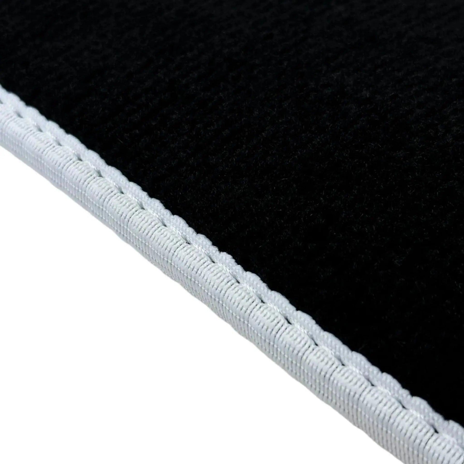 Black Mats For BMW M6 E63 Coupe | White Trim - AutoWin