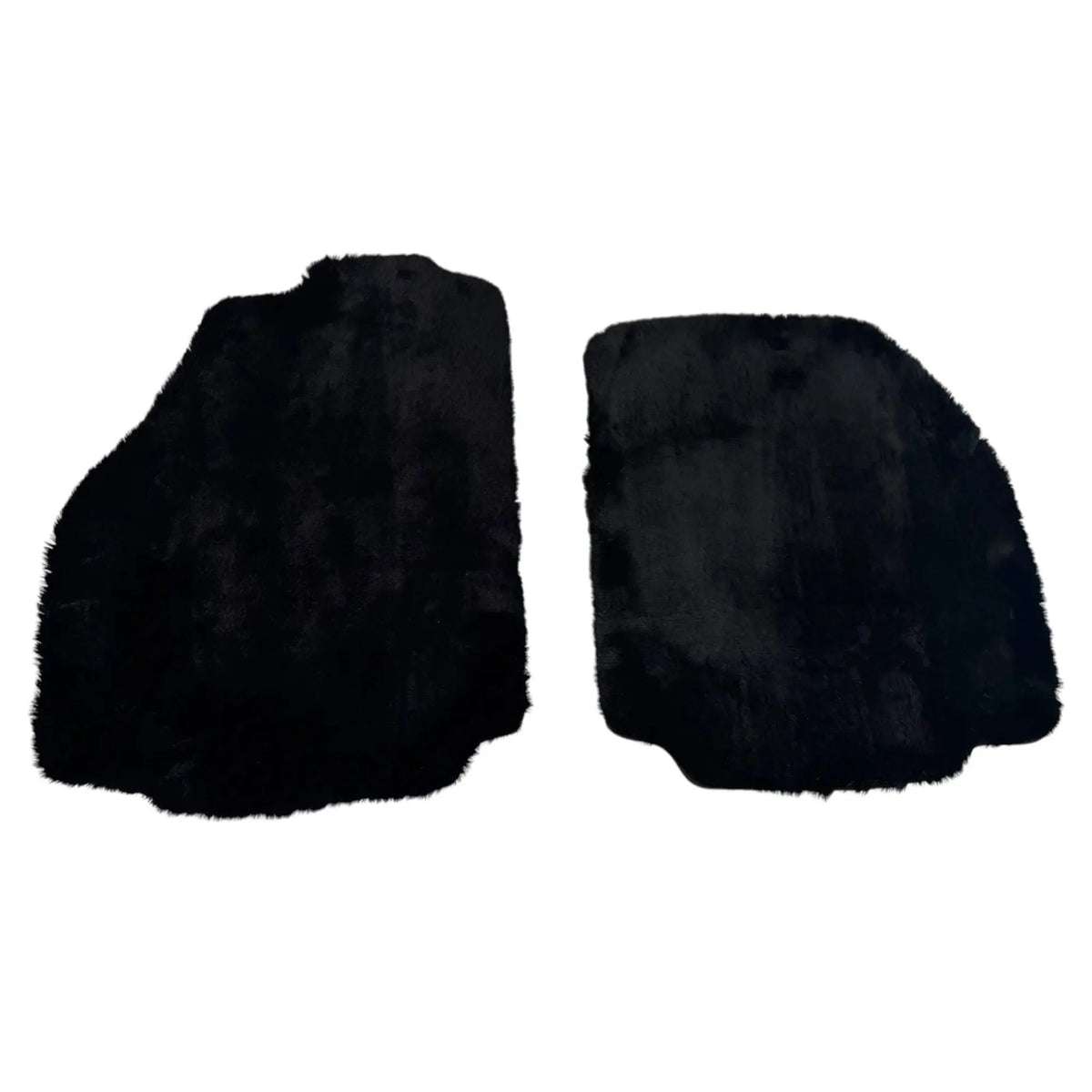 Black Sheepskin Floor Mats for Ferrari 488 GTB (2016-2022)