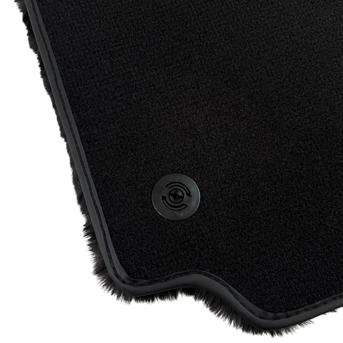 Black Sheepskin Floor Mats for Ferrari 488 GTB (2016-2022)