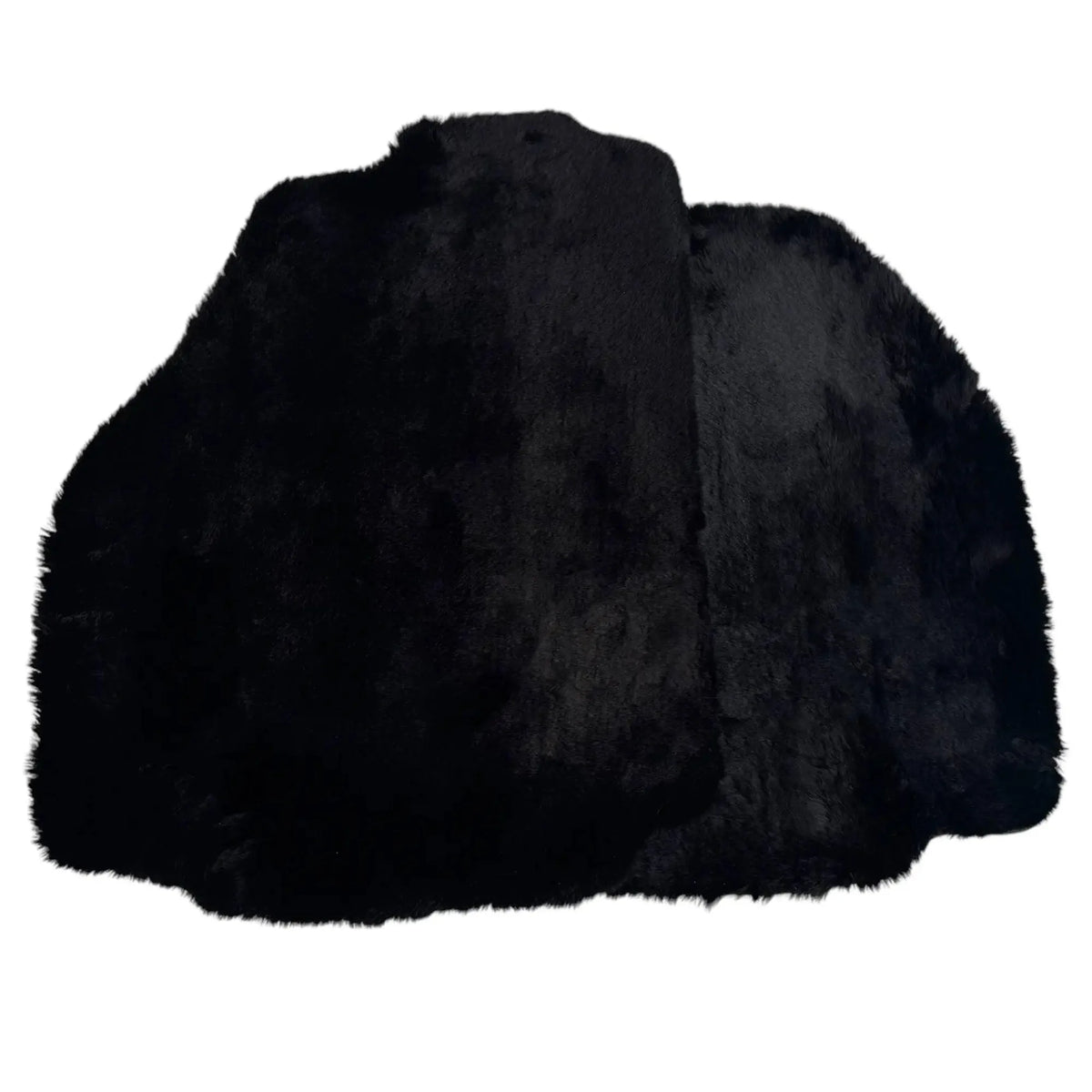 Black Sheepskin Floor Mats for Ferrari 488 Spider (2016-2022)