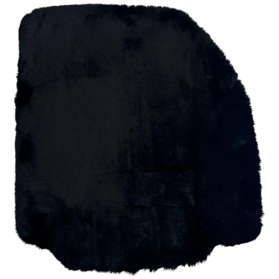 Black Sheepskin Floor Mats for Ferrari F8 Tributo (2019-2023)