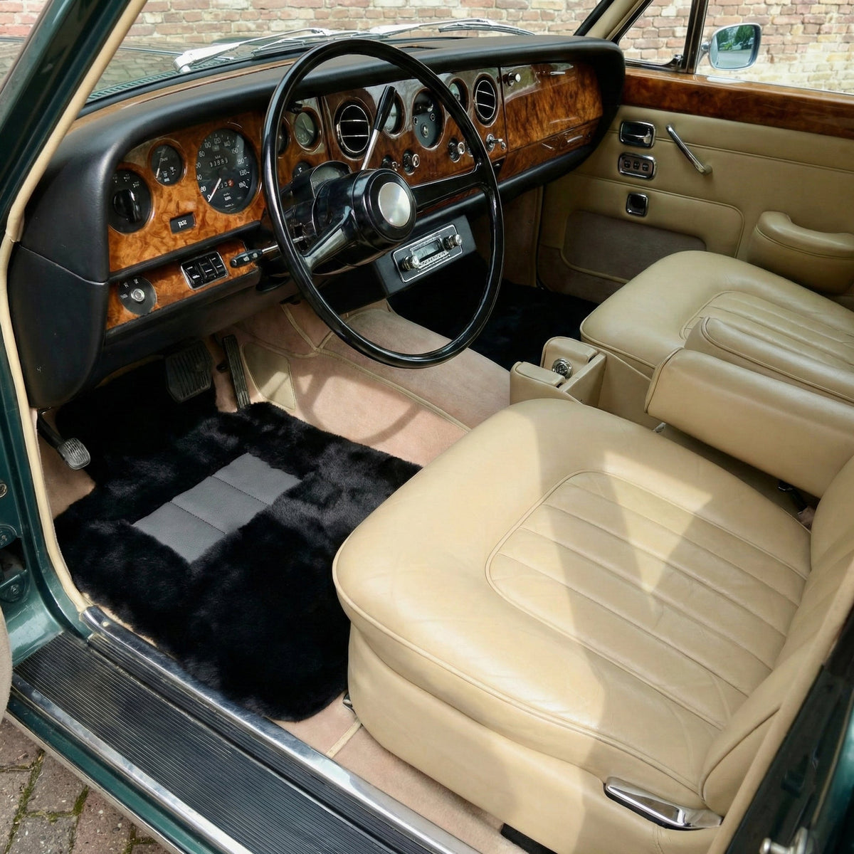 Interior look of floor mats for Rolls-Royce Shadow (1965-1977) No Steps Edition