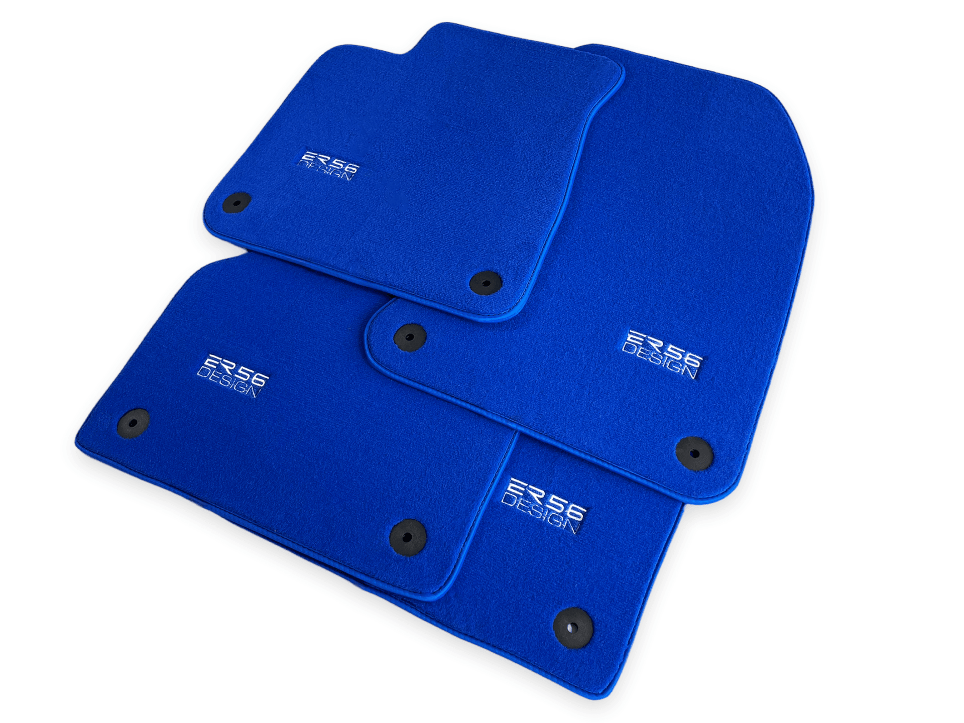 Blue Floor Mats for Audi A3 - 5-door Sedan (2021 - 2024) | ER56 Design - AutoWin