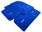 Blue Floor Mats for Audi A4 - B9 Allroad Quattro (2016-2020) | ER56 Design - AutoWin