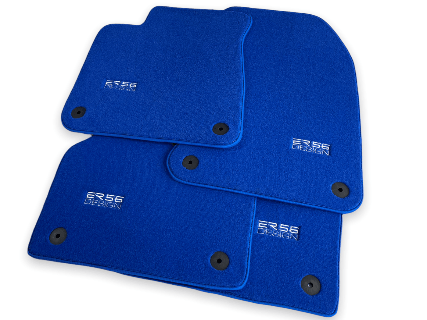 Blue Floor Mats for Audi A5 - F57 Convertible (2017-2020) | ER56 Design - AutoWin