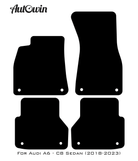 Blue Floor Mats for Audi A6 - C8 Sedan (2018-2023) | ER56 Design - AutoWin