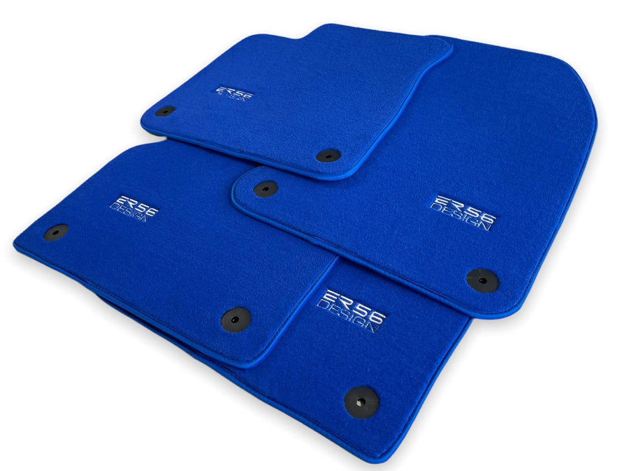 Blue Floor Mats for Audi Q5 FYT Sportback (2021-2024) | ER56 Design - AutoWin
