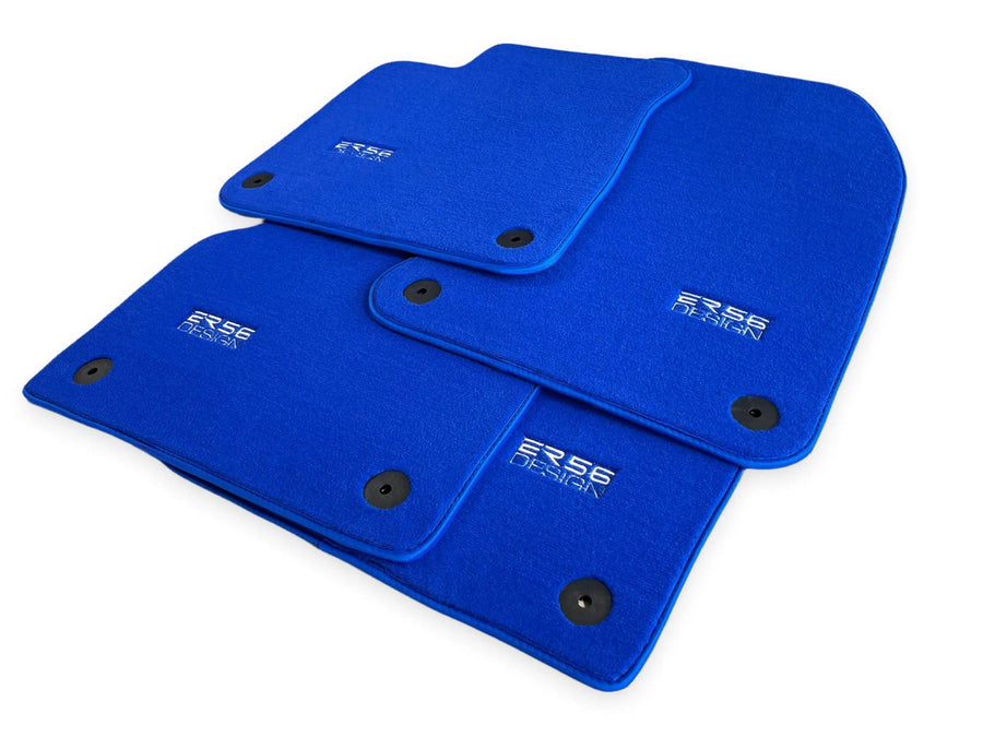 Blue Floor Mats for AudiQ3 F3 Sportback (2018-2024) | ER56 Design - AutoWin
