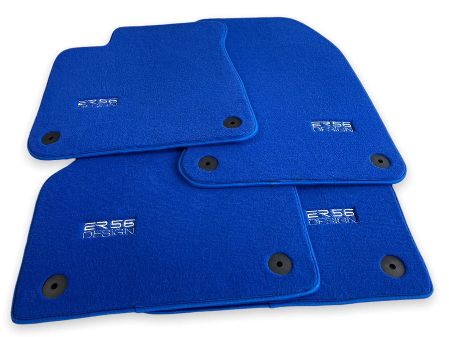 Blue Floor Mats for AudiQ3 F3 Sportback (2018-2024) | ER56 Design - AutoWin