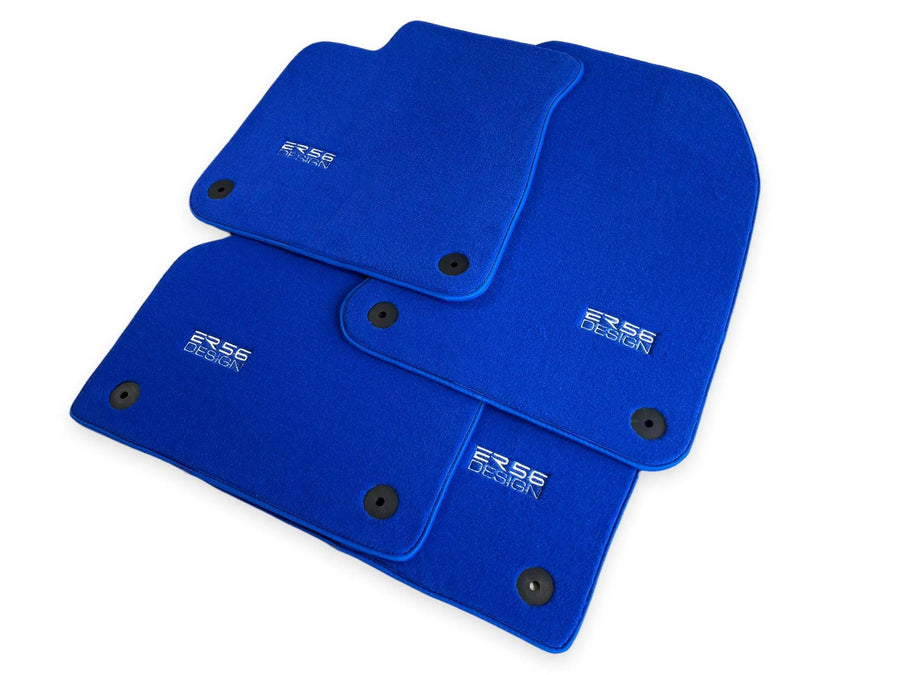 Blue Floor Mats for AudiQ3 F3 Sportback (2018-2024) | ER56 Design - AutoWin