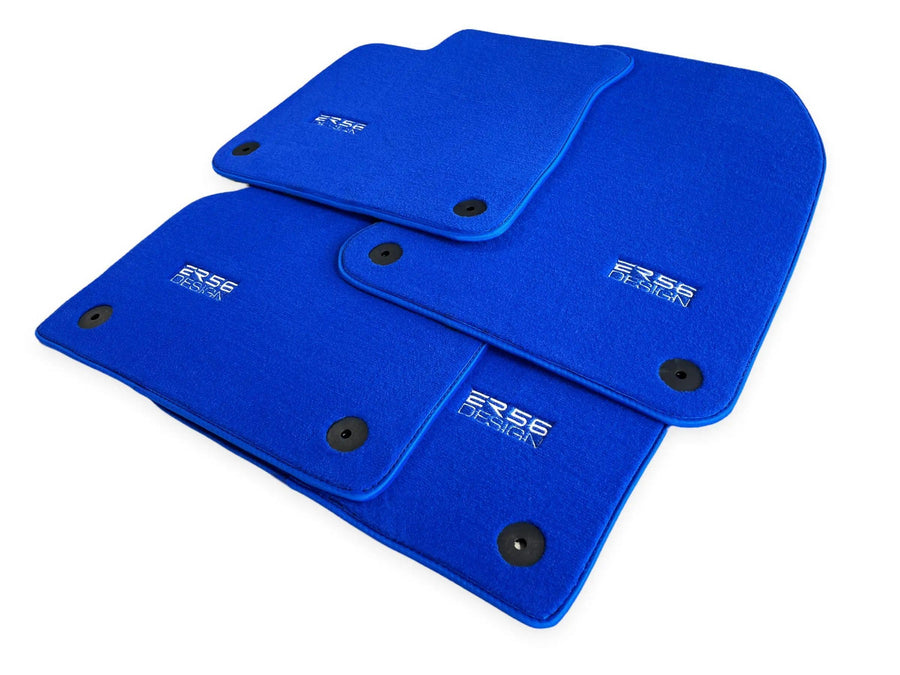 Blue Floor Mats for AudiQ3 F3 Sportback (2018-2024) | ER56 Design - AutoWin