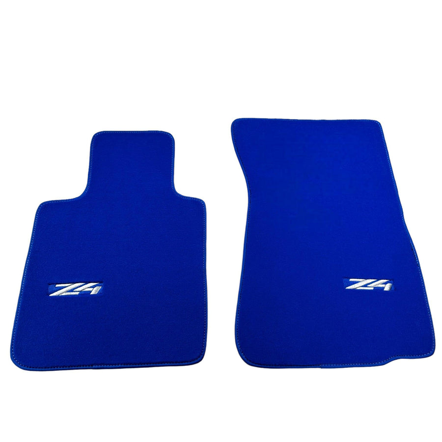 Blue Floor Mats for BMW Z4 Series E86 Coupe (2003-2008) - AutoWin