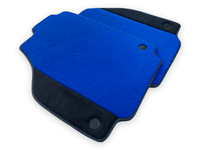 Blue Floor Mats For Ferrari 458 Speciale 2012-2015 Alcantara Leather - AutoWin