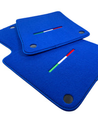 Blue Floor Mats For Ferrari 612 Scaglietti 2005-2011 Italian Edition - AutoWin
