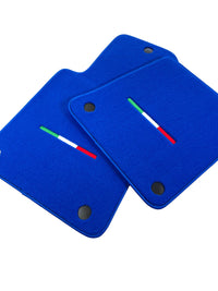 Blue Floor Mats For Ferrari 612 Scaglietti 2005-2011 Italian Edition - AutoWin
