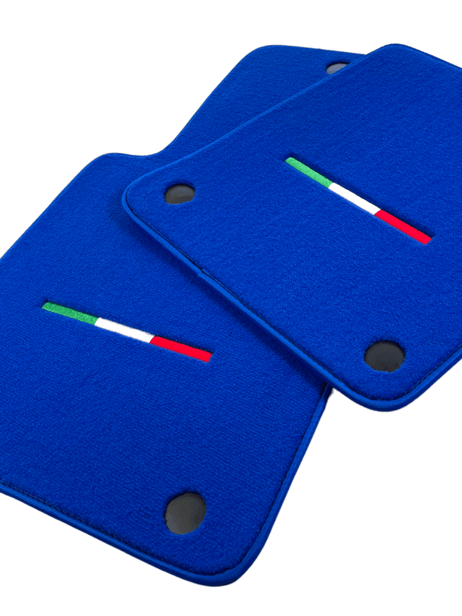 Blue Floor Mats For Ferrari 612 Scaglietti 2005-2011 Italian Edition - AutoWin